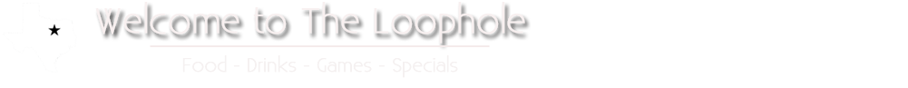 Loophole Pub – Bar & Grill Denton Texas Logo